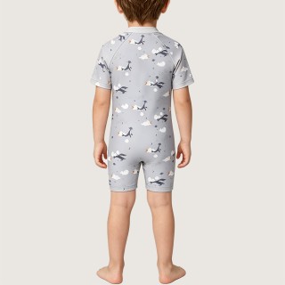 Cute Starry Sky Whale One-Piece Swimsuit