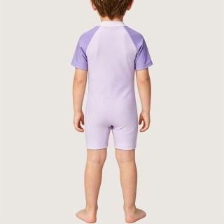 Boys' Space Rabbit Color-block One-Piece Swimsuit