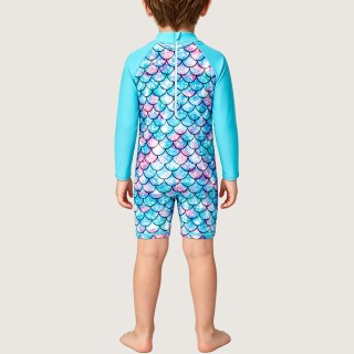 Boys' Cool Mermaid One-Piece Swimsuit