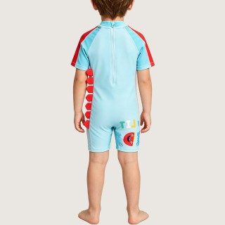 Boys' Unique 3D Fin One-Piece Swimsuit
