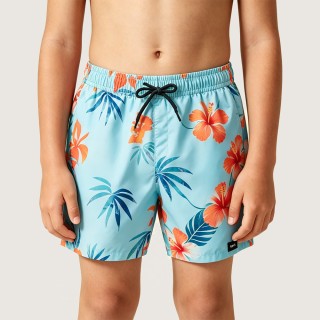 High-Quality Boys' Tropical-Style Swim Trunks