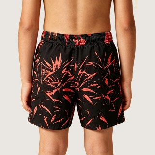 High-quality jungle shadow cool black swim trunks