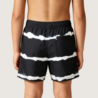 High-Quality Tie-Dye Color-Block Fashion Swim Trunks