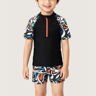 Boys' Stylish & Trendy Two-Piece Swimsuit