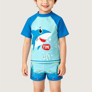 Cool Shark Boys' Two-Piece Swimsuit