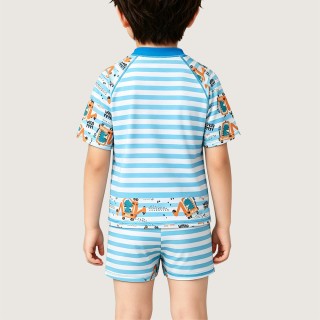 Boys' Dinosaur Excavator Two-Piece Swimsuit