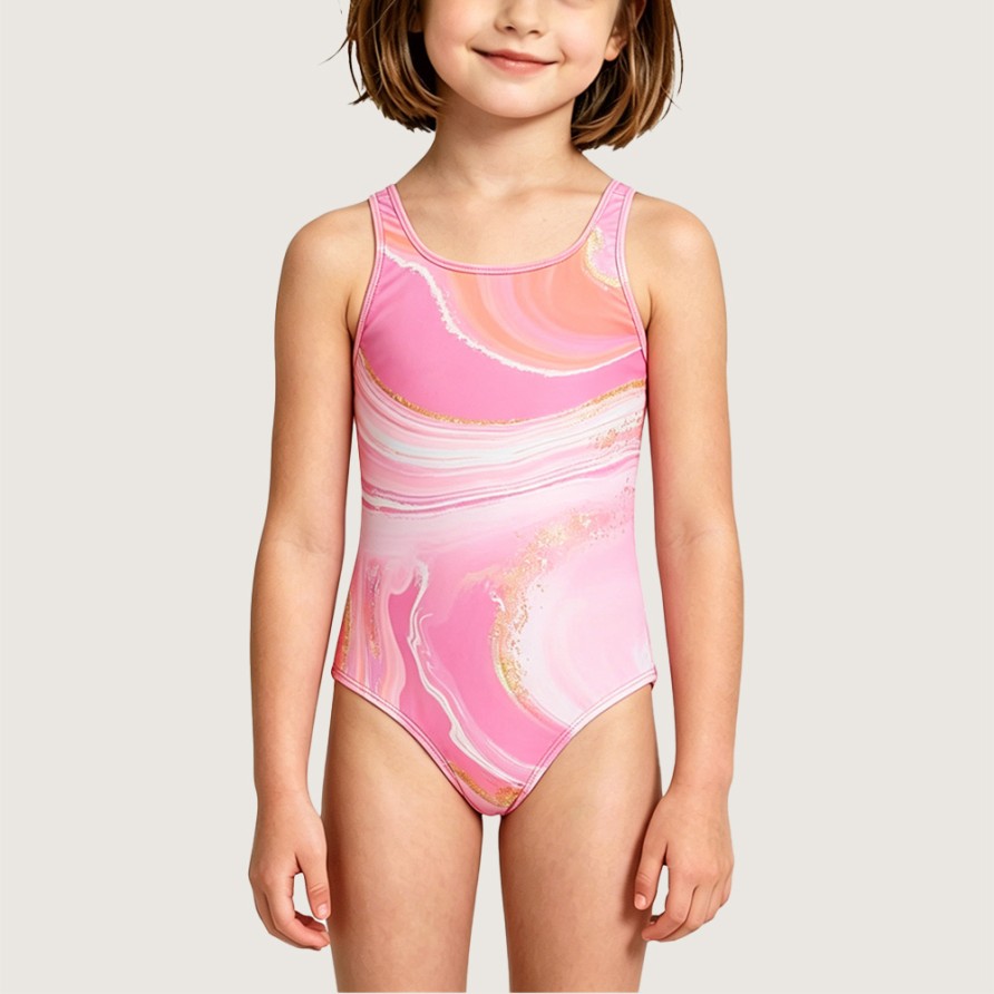 Sweet & Iridescent Stretch One-Piece Swimsuit