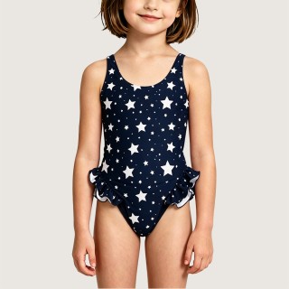 Dreamy Star Sleeveless One-Piece Swimsuit