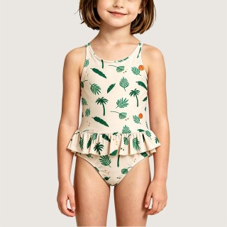Sweet & Fresh Girls' Swimsuit with Criss-Cross Back